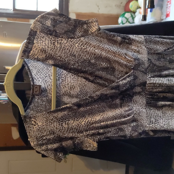 Animal print dress with pockets - Picture 2 of 4